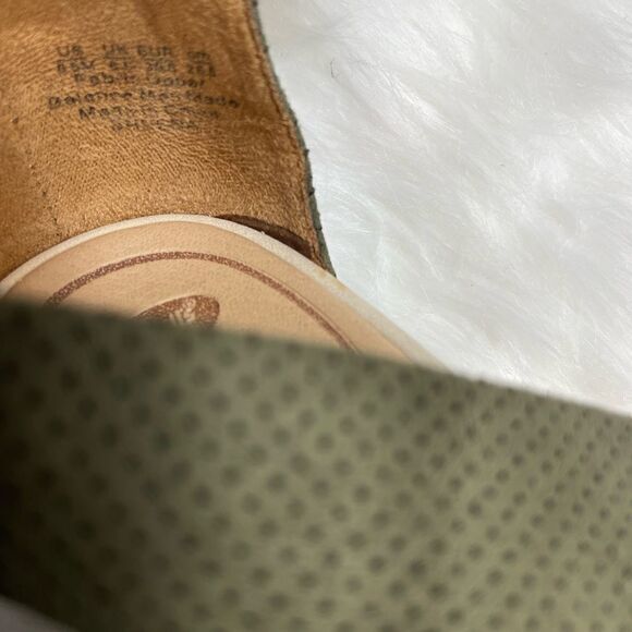 Dr Scholl’s  Sheena olive green Wedge ankle strap sandals size 8.5 - Picture 10 of 10